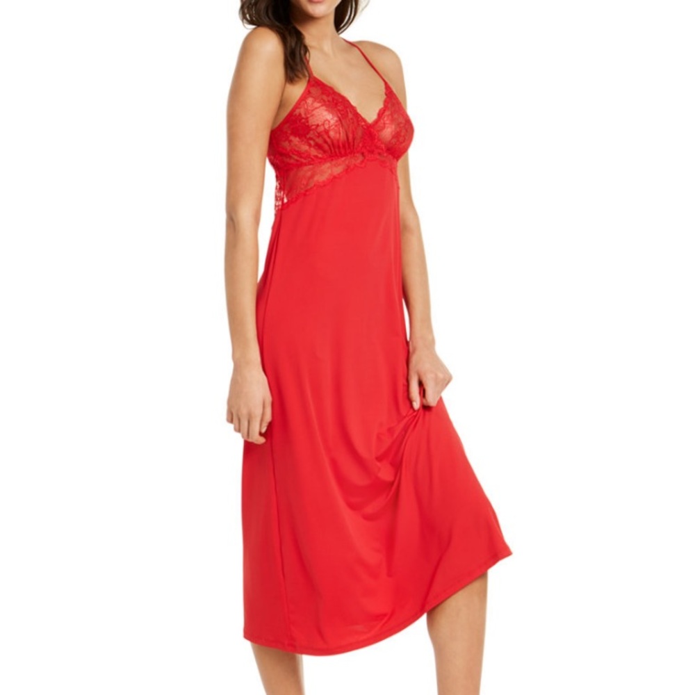 Long lace nightgown